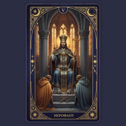 Карта таро Иерофант — связь со знаком Телец