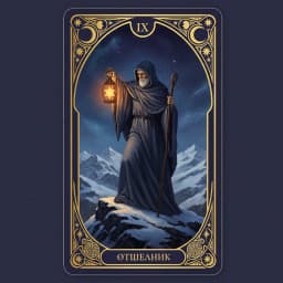 Карта таро Отшельник — связь со знаком Дева