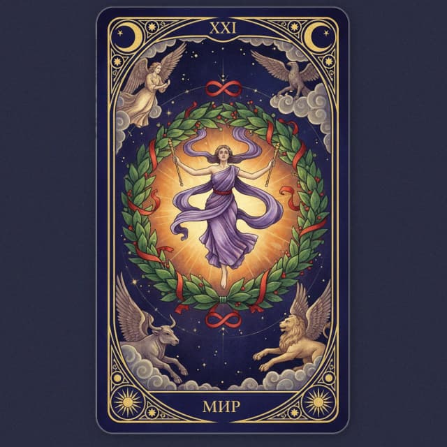 Карта таро Мир — значение в прямом и перевёрнутом положении