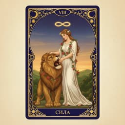 Карта таро Сила — связь со знаком Лев