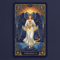 Карта таро Умеренность — связь со знаком Стрелец